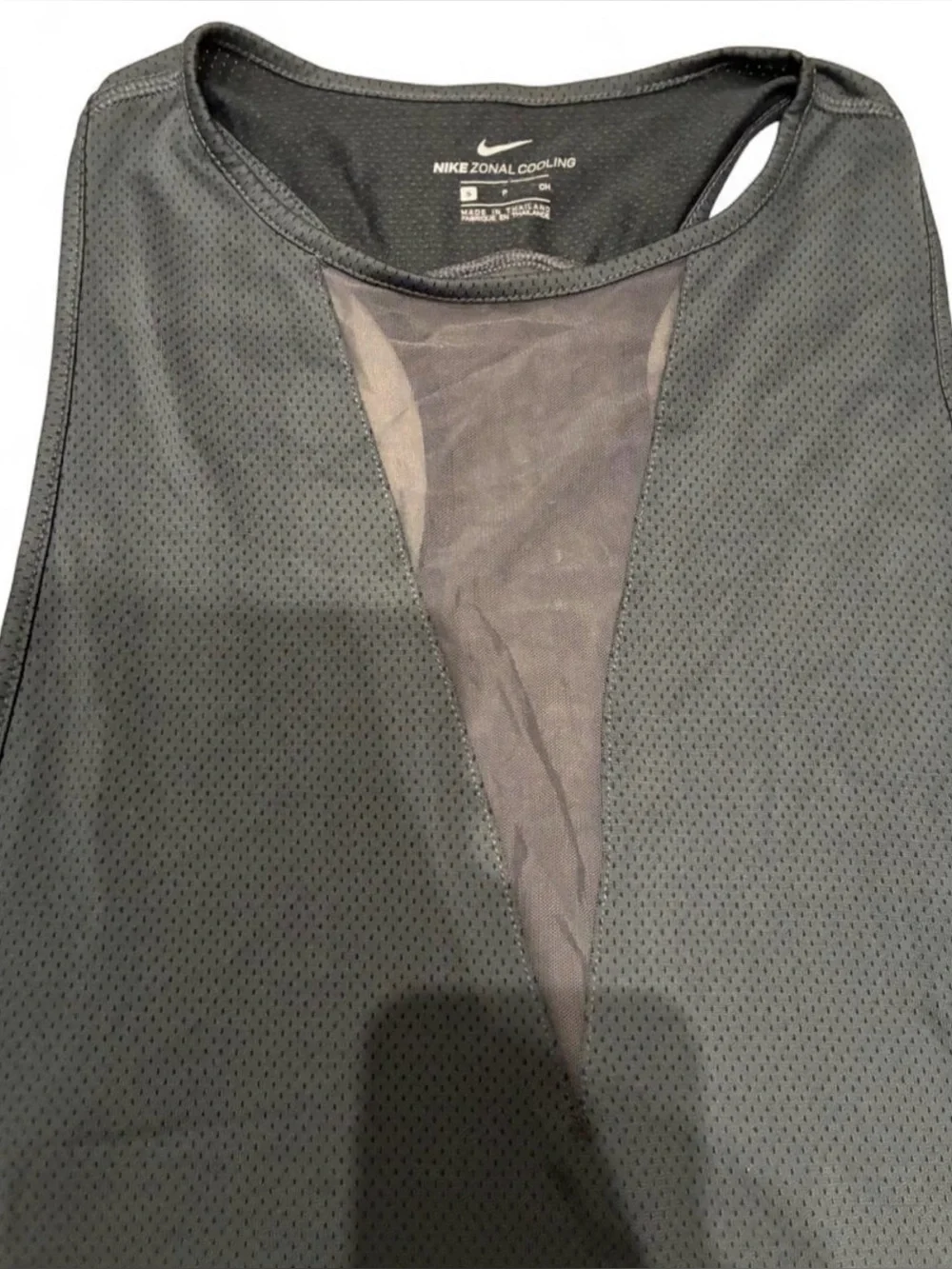 Grey Nike Workout Top